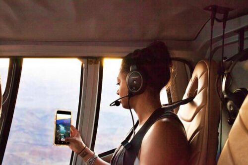 Voo de helicóptero no Grand Canyon com Champagne e Picnic